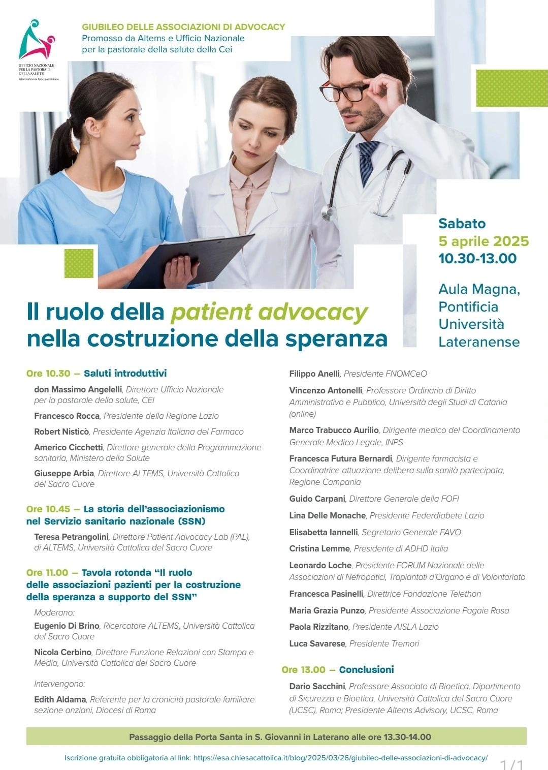 Il ruolo della patient advocacy nella costruzione della speranza